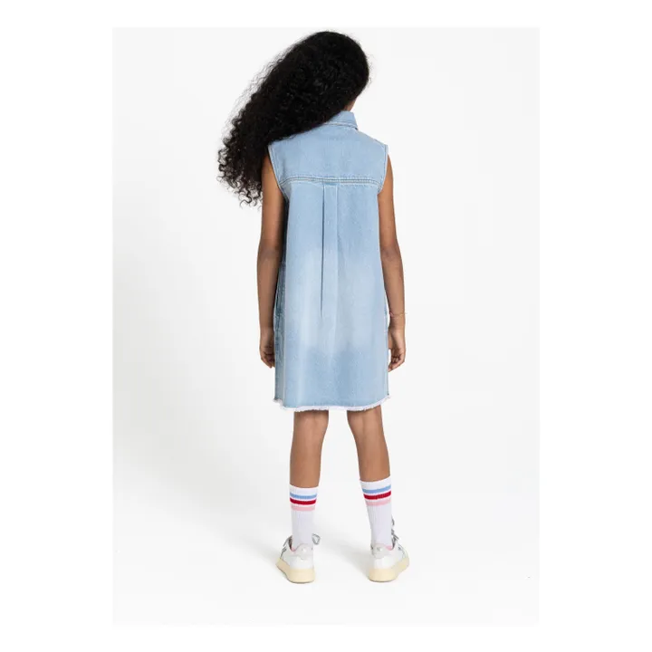 Isla Sleeveless Denim Dress