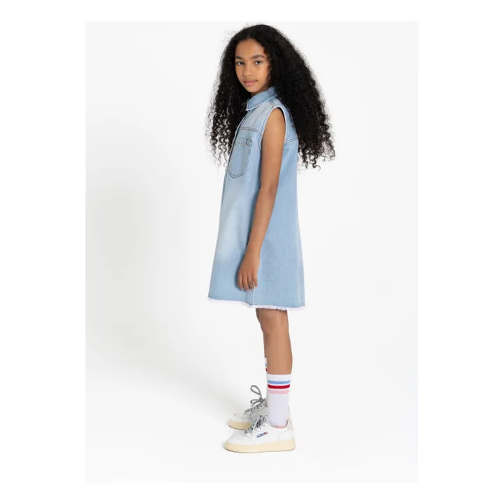 Isla Sleeveless Denim Dress