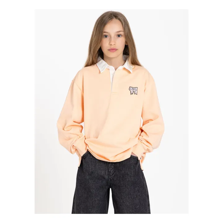 Millie Striped Organic Cotton Polo Shirt