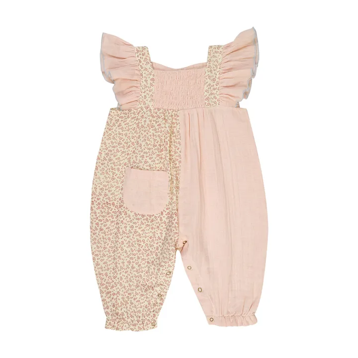 Maryse Cotton Gauze Patchwork Jumpsuit