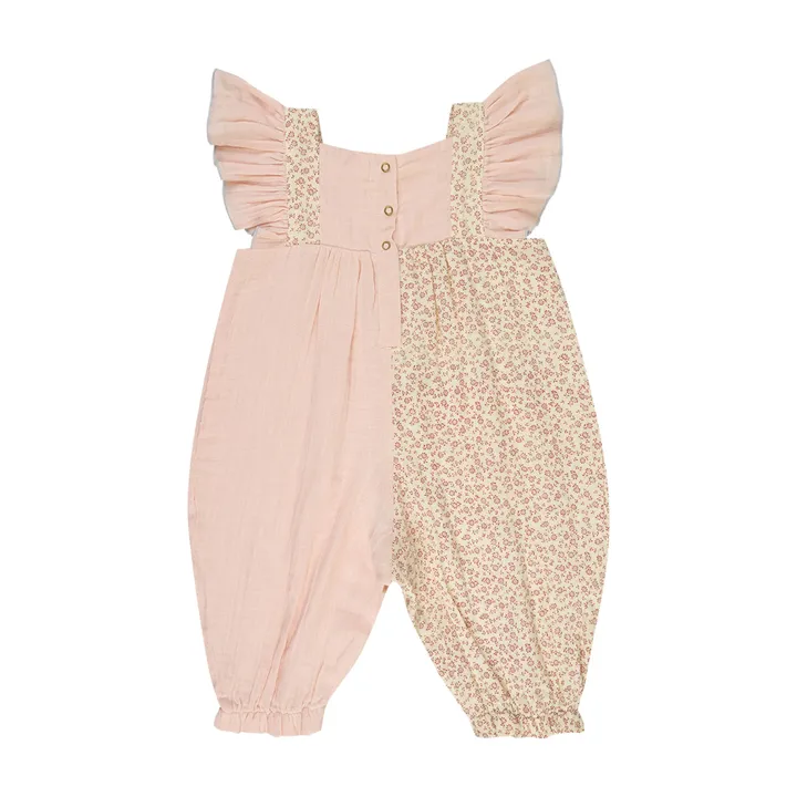 Maryse Cotton Gauze Patchwork Jumpsuit