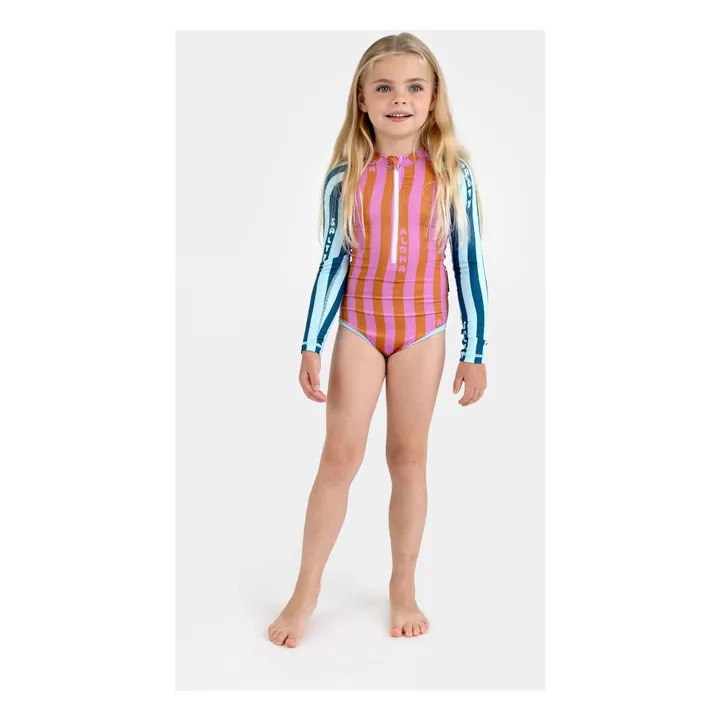 Salty Stripes Anti-UV Swimsuit Recycled Fibers