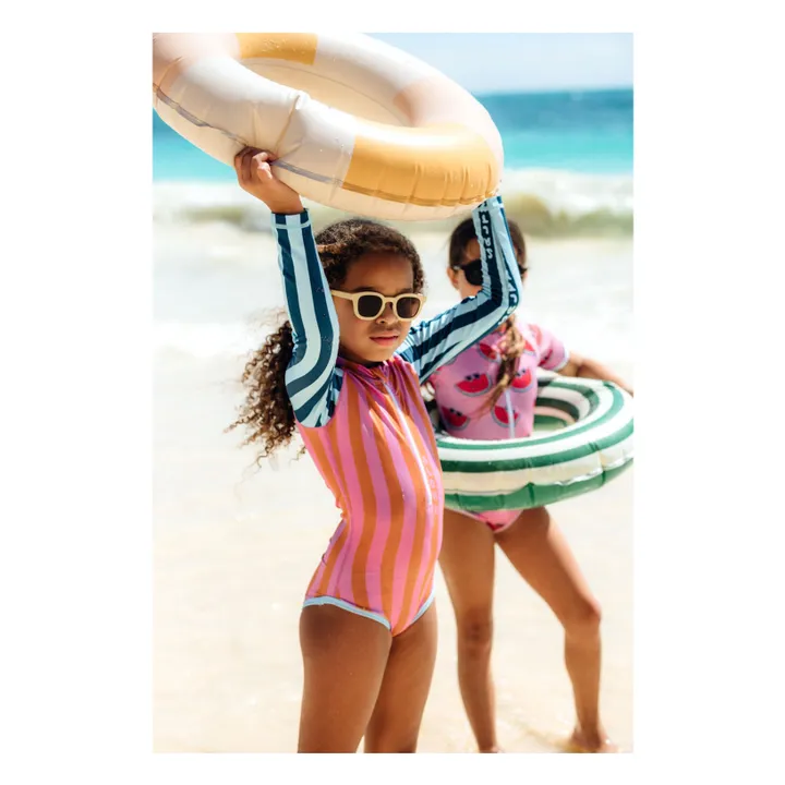 Salty Stripes Anti-UV Swimsuit Recycled Fibers