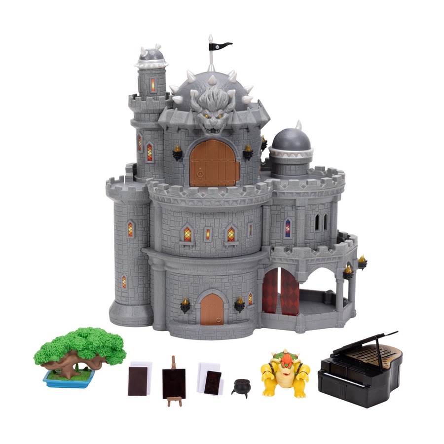 Super Mario Bowser Castle Playset The Super Mario Galaxy Movie