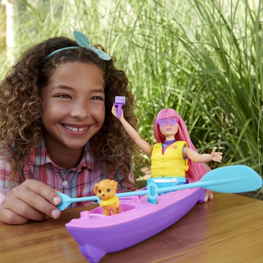Barbie Camping Kayak Doll
