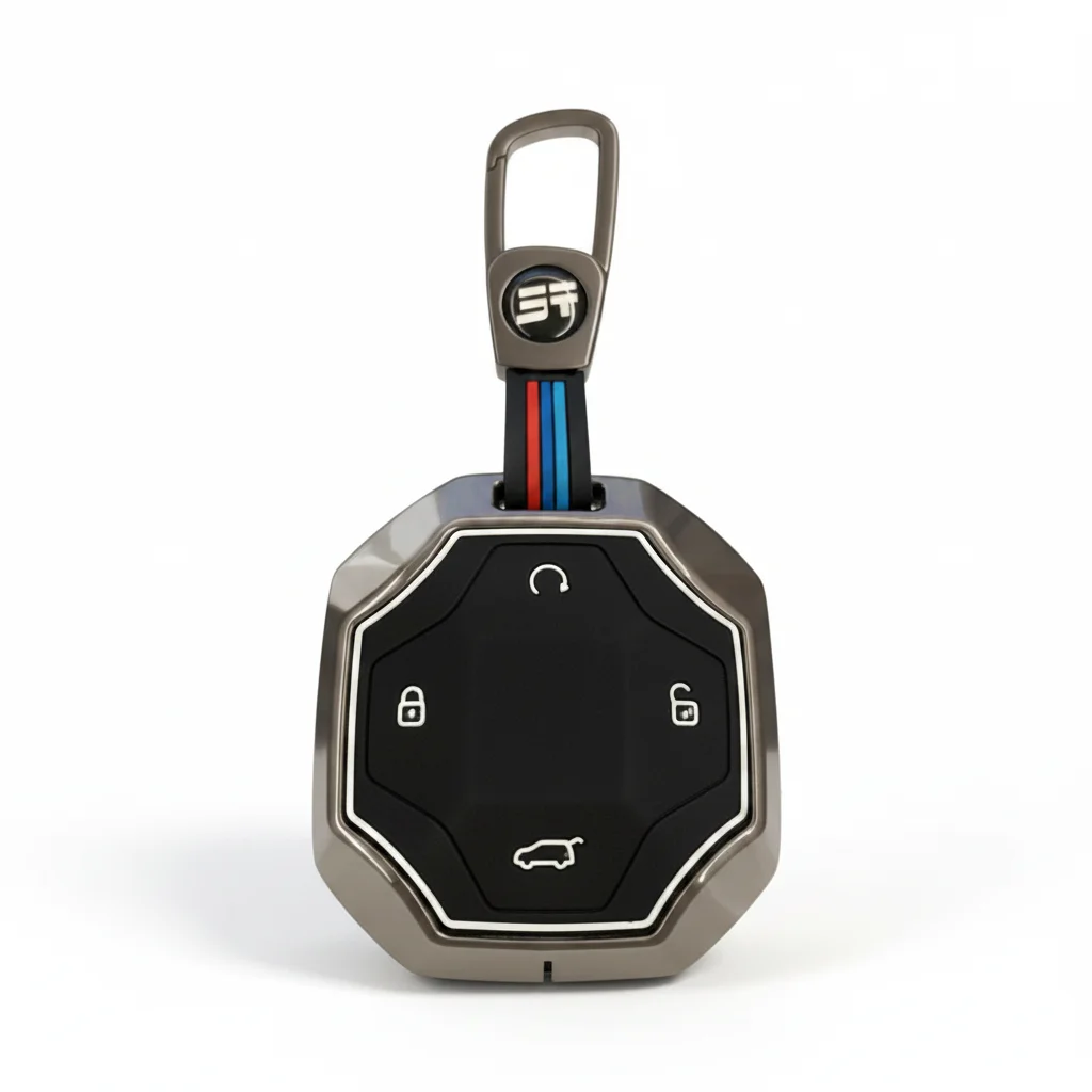 Car Key Silicone Metal Case for JETOUR T2-KJT2