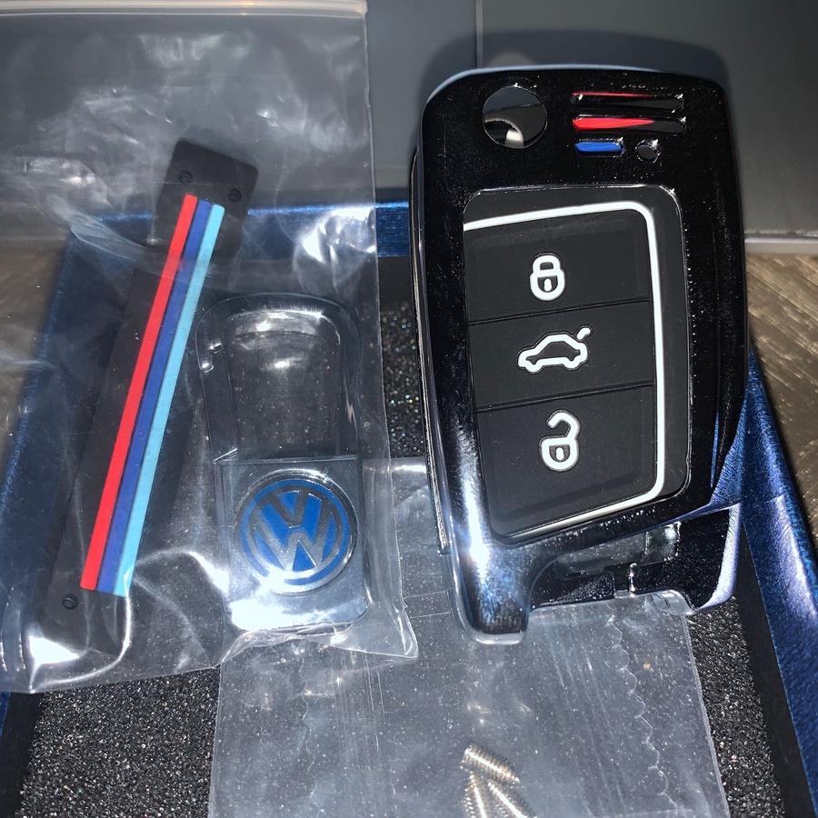 Car VW Zinc Alloy Key Fob Cover-KVW1