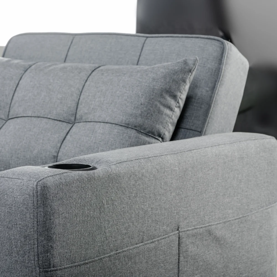 Modern 3 in 1 Pull Out Sofa Bed Sleeper Sofa Chair Bed  for Living Room