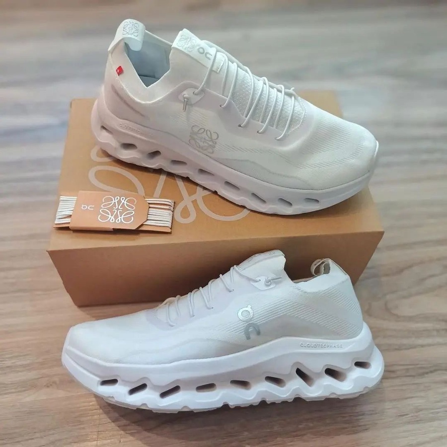 On Cloud x Loewe Cloudtilt "All White" sneakers
