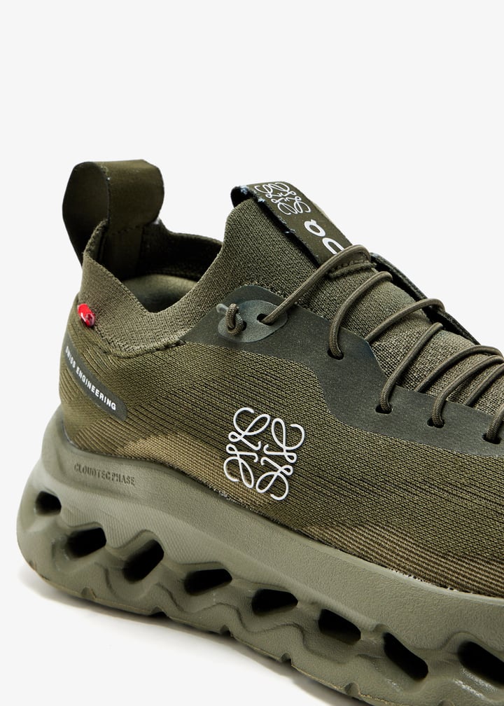 On Cloud x Loewe Cloudtilt "Khaki" sneakers