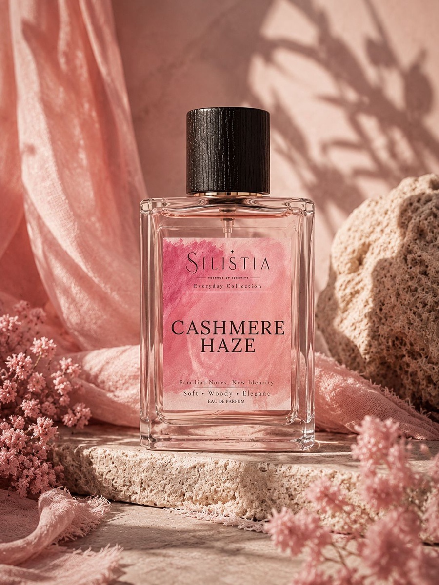 Cashmere Haze  (Soft . Woody . Elegant)