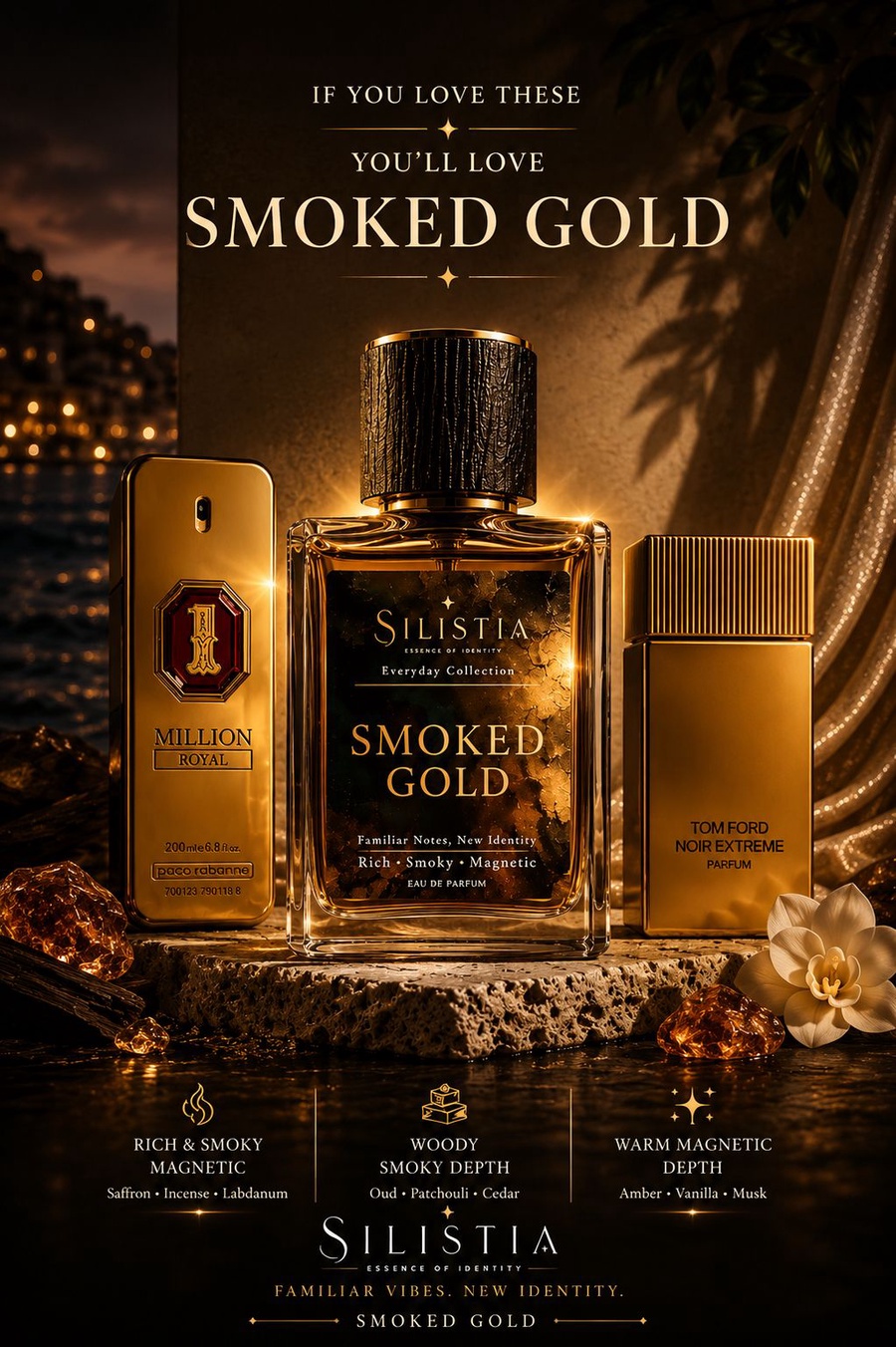 Smoked Gold  (Rich . Smoky . Magnetic)