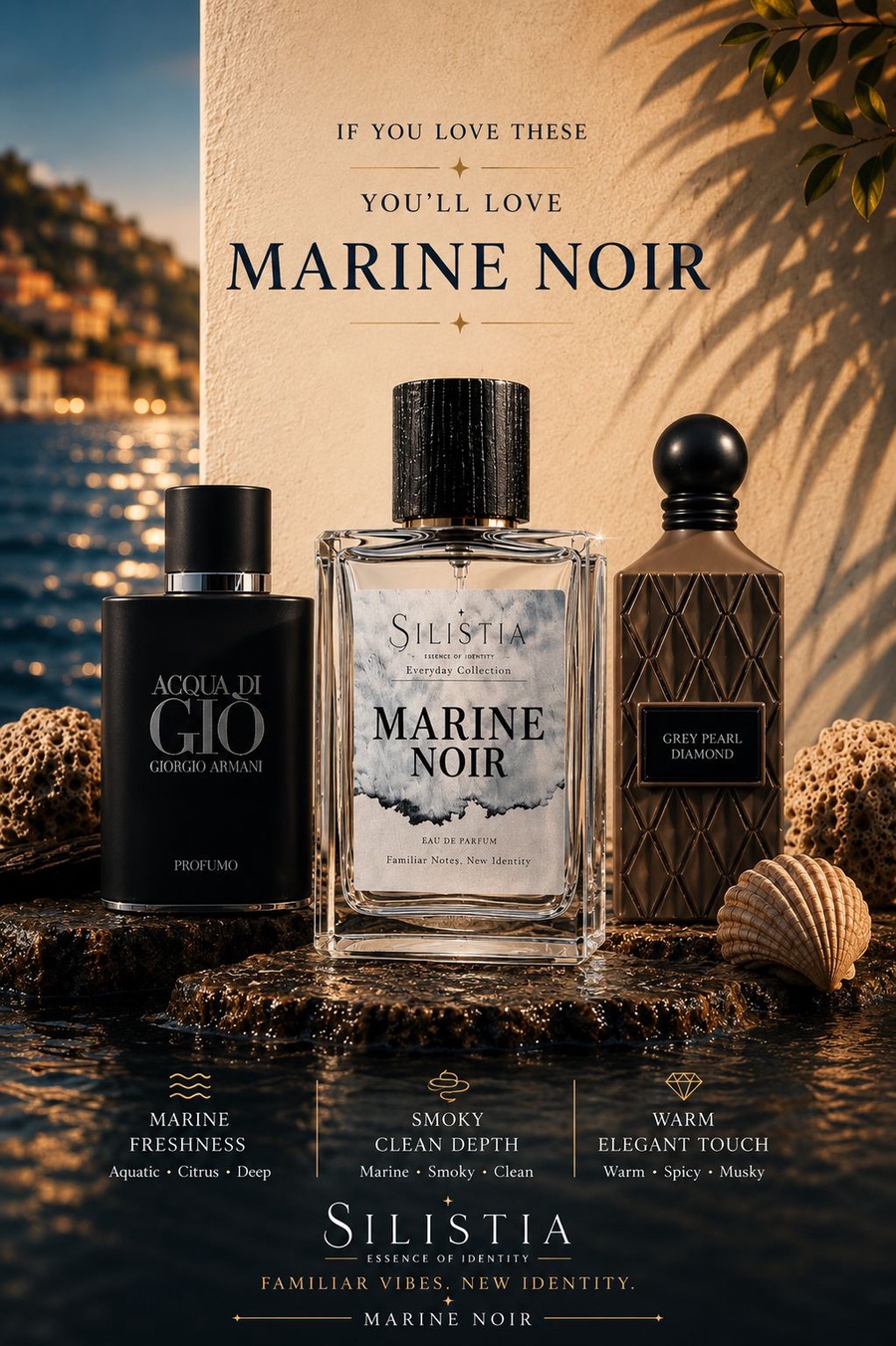 Marine Noir  (Bright . Creamy . Addictive)