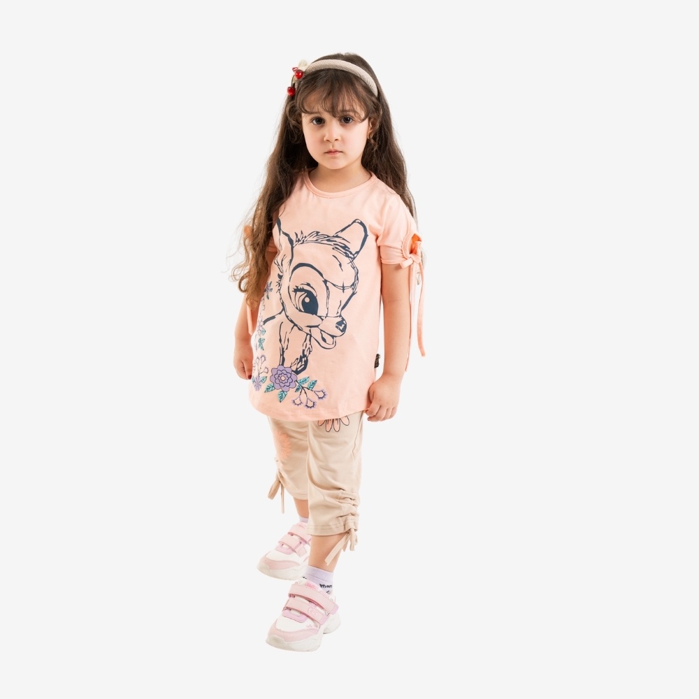 Deer Print Two-Piece Set