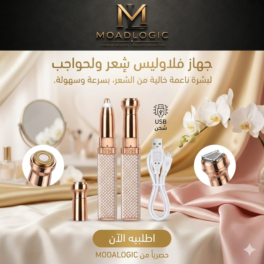 جهاز إزالة شعر الوجه والحواجب فلاوليس n1 الملكي جهاز إزالة شعر الوجه، قلم الحواجب الكهربائي، ماكينة إزالة الشعر للمناطق الحساسة، أدوات العناية الشخصية للنساء، جهاز حلاقة نسائي محمول، متجر Moad Logic، سكين كير مصر.