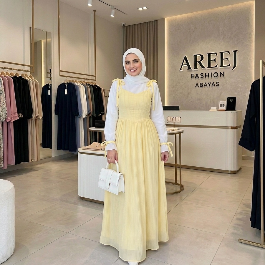 فستان لافيرا خامة فريسكا مستورد 0146