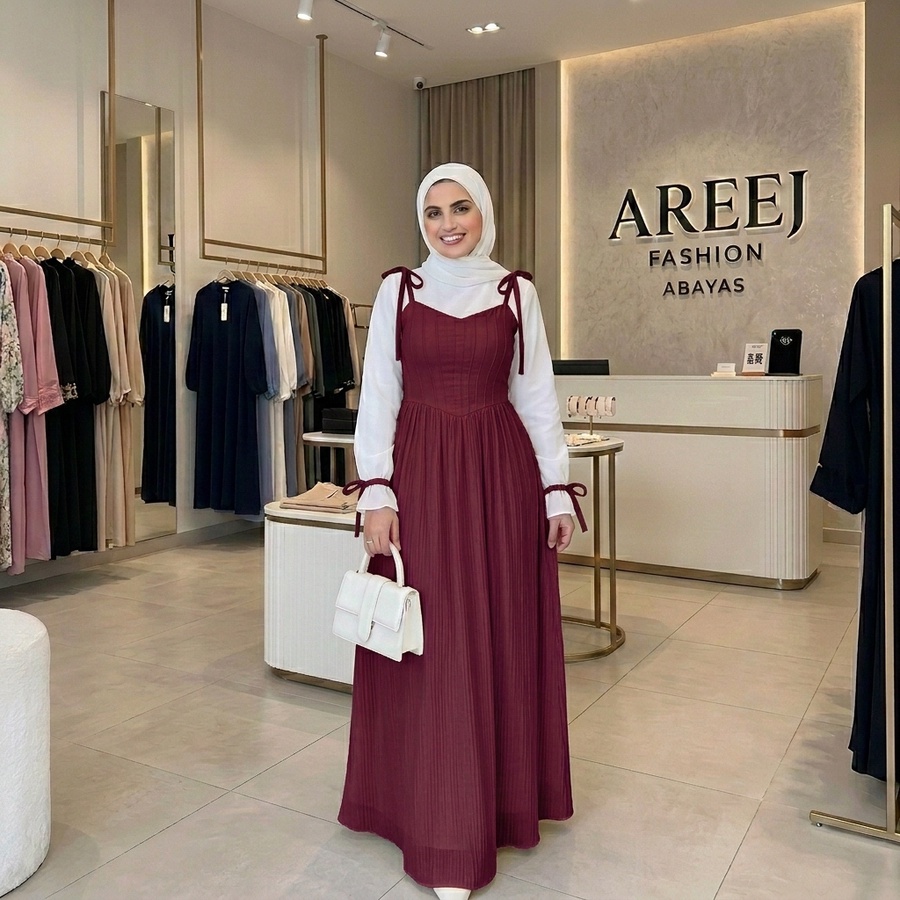 فستان لافيرا خامة فريسكا مستورد 0146