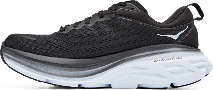 Hoka Bondi 8 Black / White