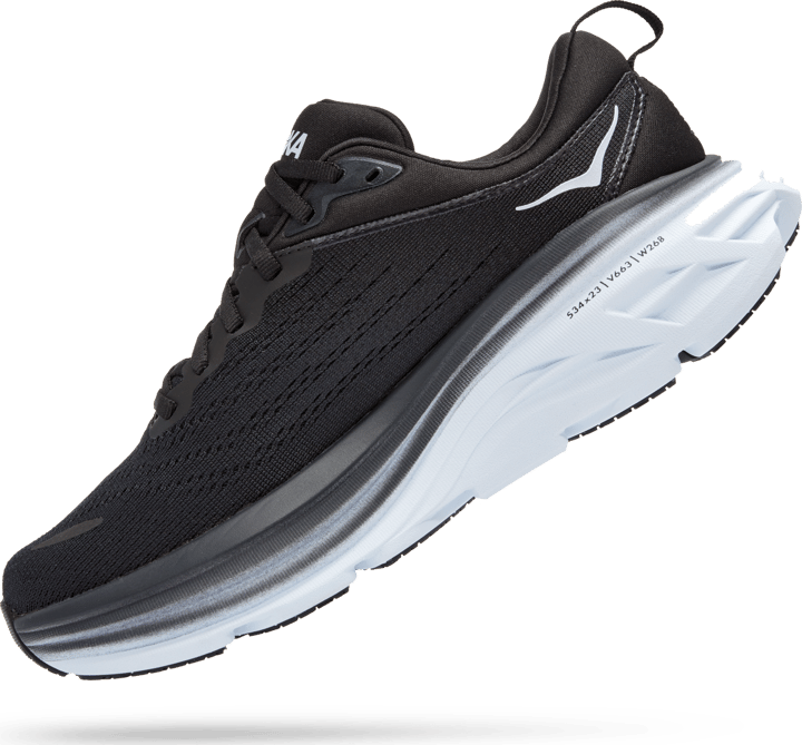 Hoka Bondi 8 Black / White