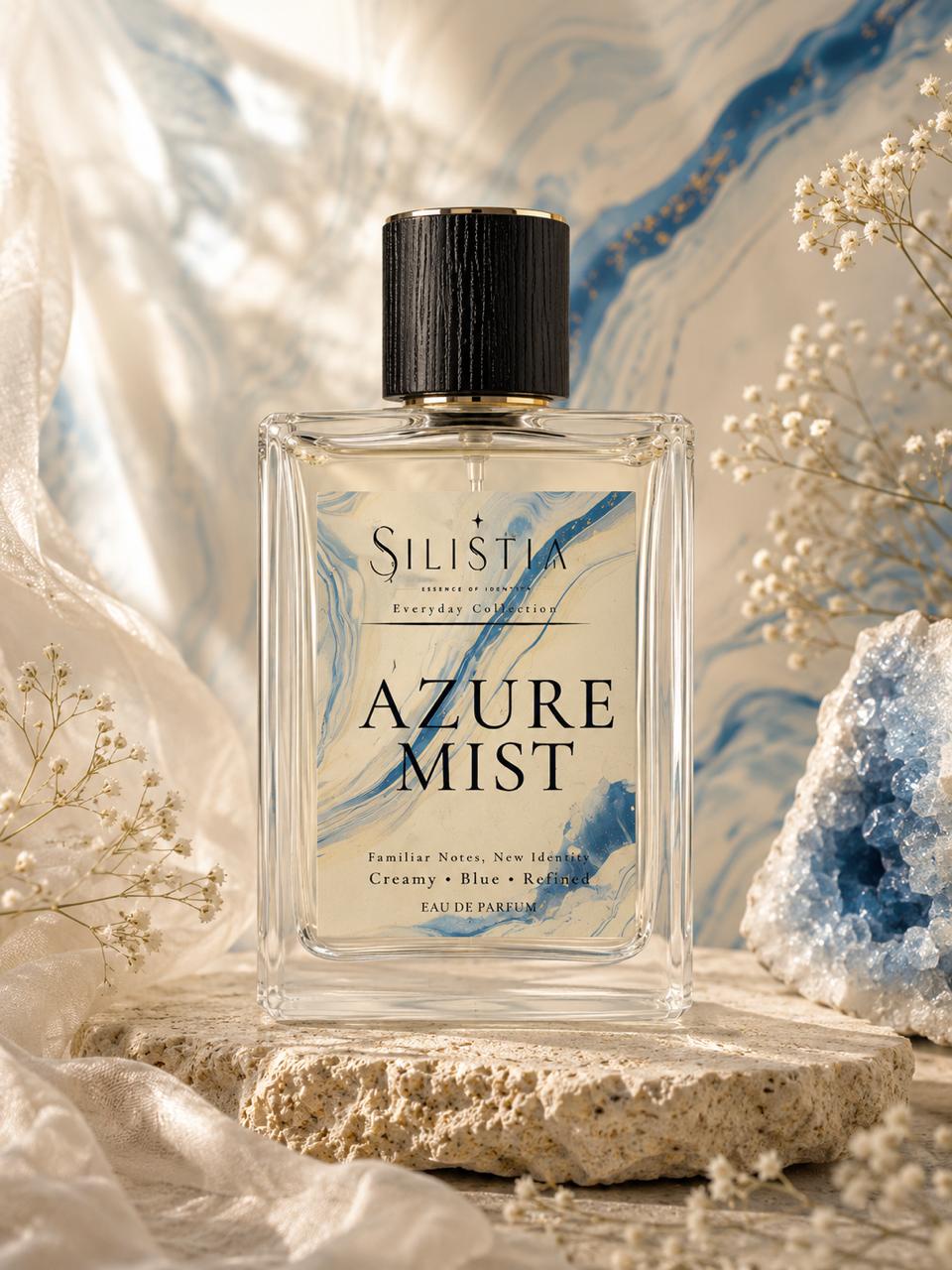 Azure Mist (Creamy . Blue . Refined)