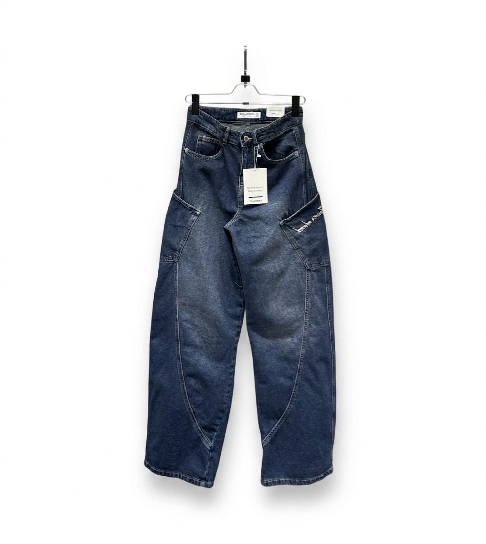 Balloon Fit Jeans for Women - Dragon Blue Denim | BLUECUT Egypt