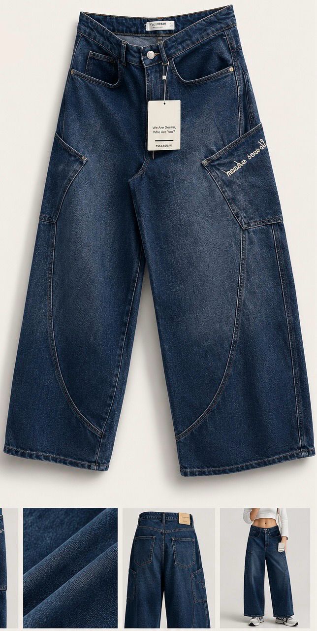 Balloon Fit Jeans for Women - Dragon Blue Denim | BLUECUT Egypt