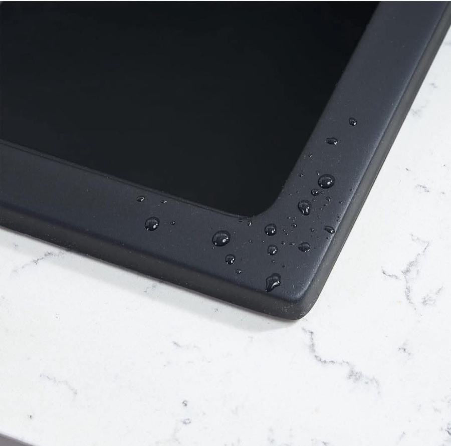  ​SAN PEDRO "AURORA" GRANITE COMPOSITE KITCHEN SINK 78X51 CM - MATTE BLACK