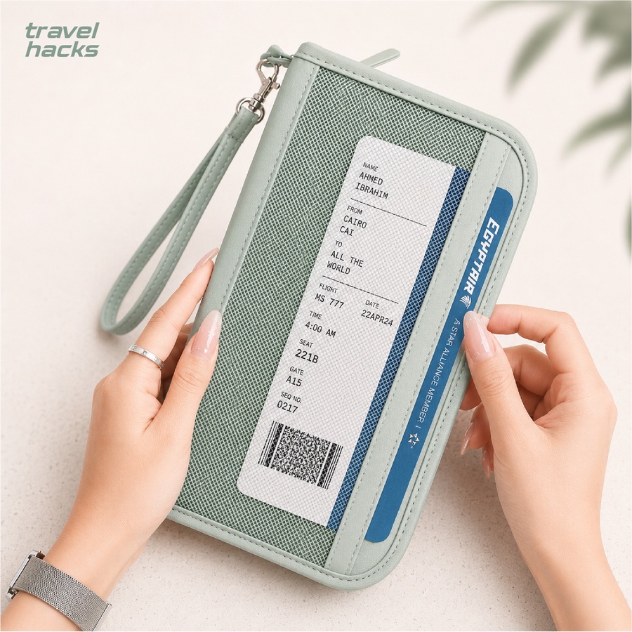 All-In-One Airport Travel Organizer Wallet