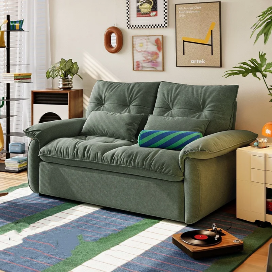 Sofa Bed Two-in-One - 2 Seater Set with Foldable Function