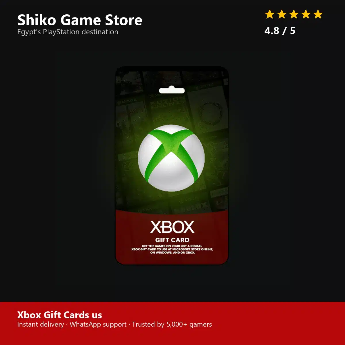 Xbox Gift Cards