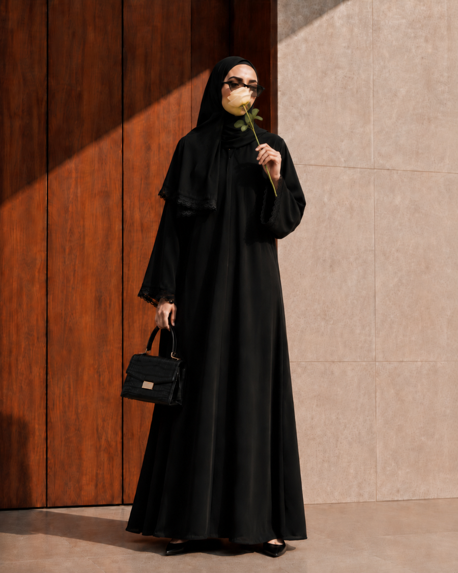 Black-Everyday Abaya | Premium Modest Abaya