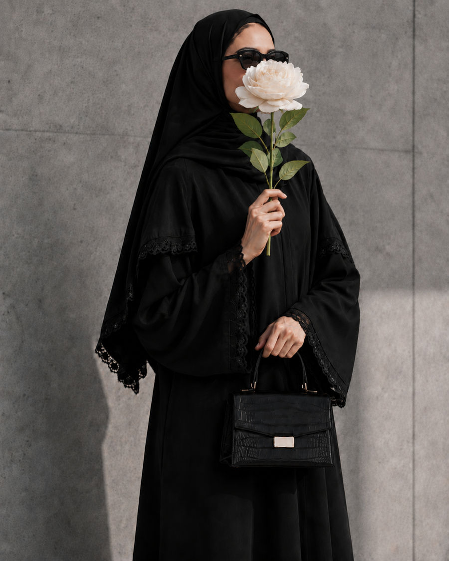 Black-Everyday Abaya | Premium Modest Abaya