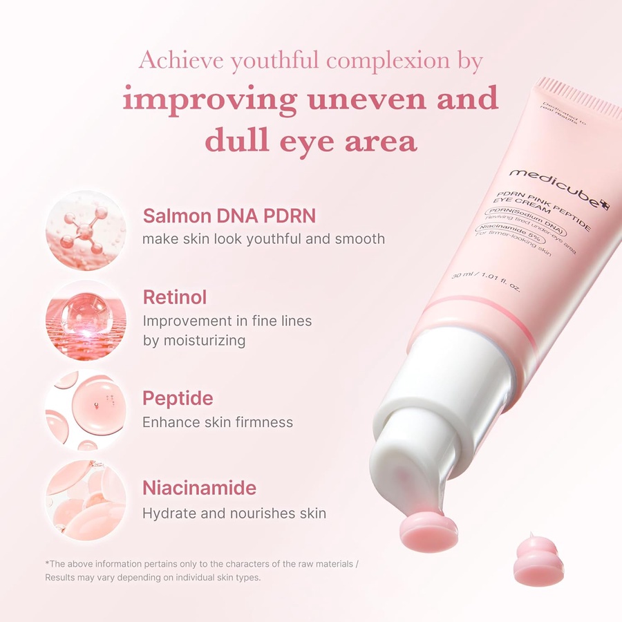 MEDICUBE PDRN PINK PEPTIDE EYE CREAM 30ml