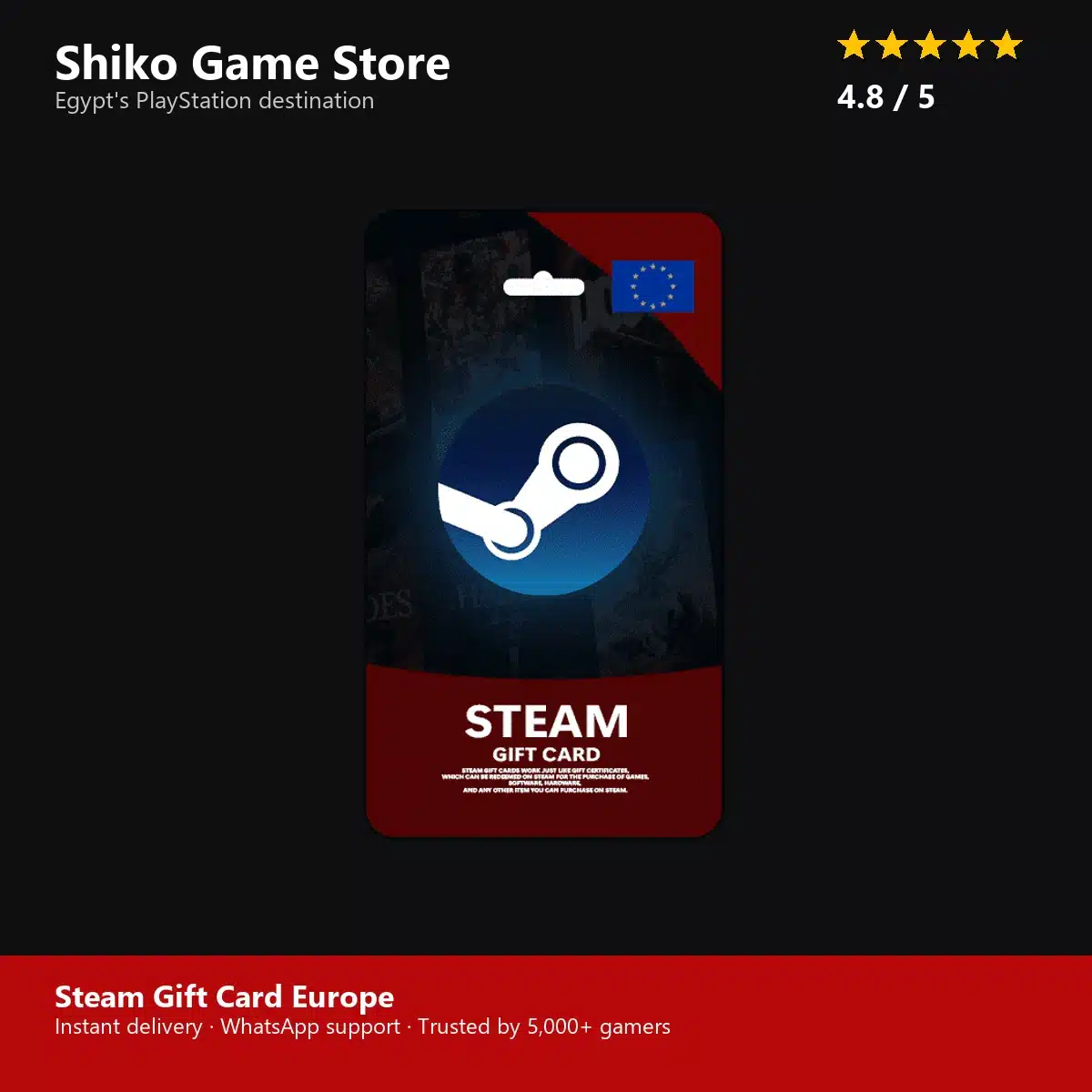 Steam Gift Card