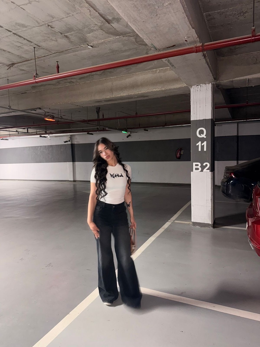 Wide Leg Jeans for Women - Black High Waist Denim | BLUECUT Egypt