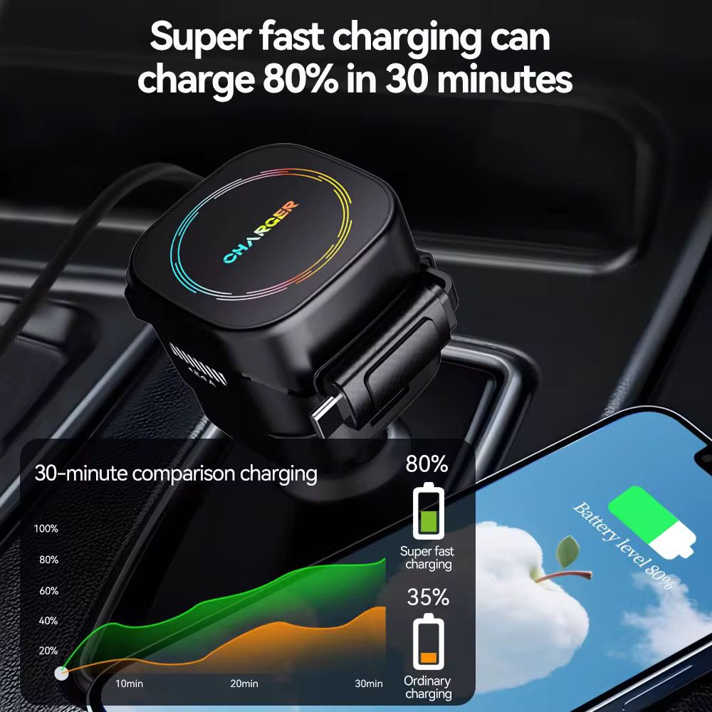 Car 4*1Charger with Lighter-KCL4*1