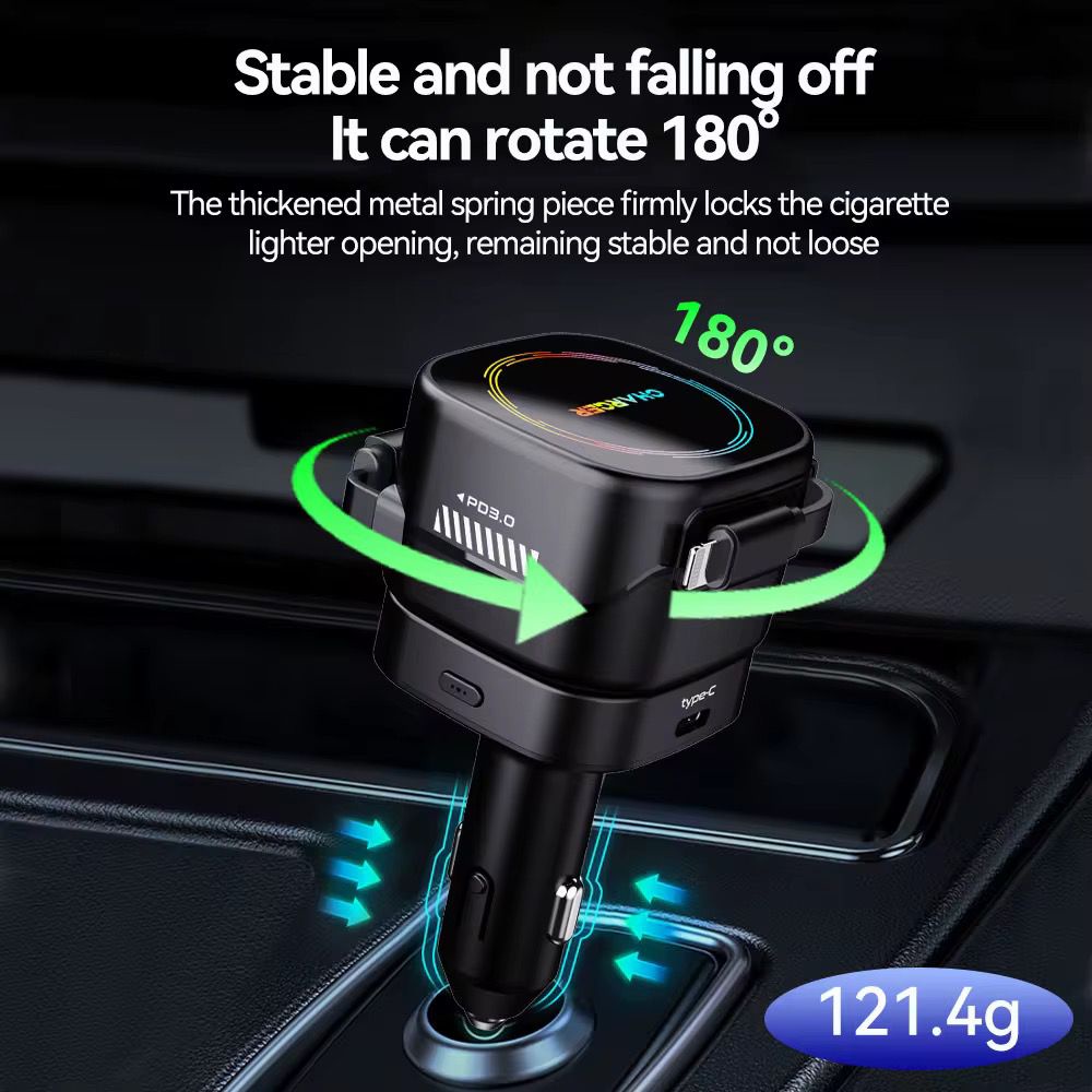 Car 4*1Charger with Lighter-KCL4*1
