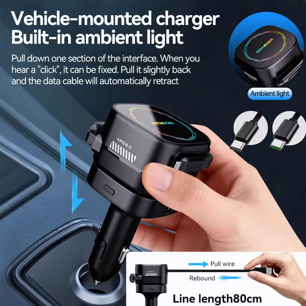 Car 4*1Charger with Lighter-KCL4*1