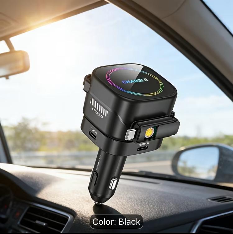 Car 4*1Charger with Lighter-KCL4*1