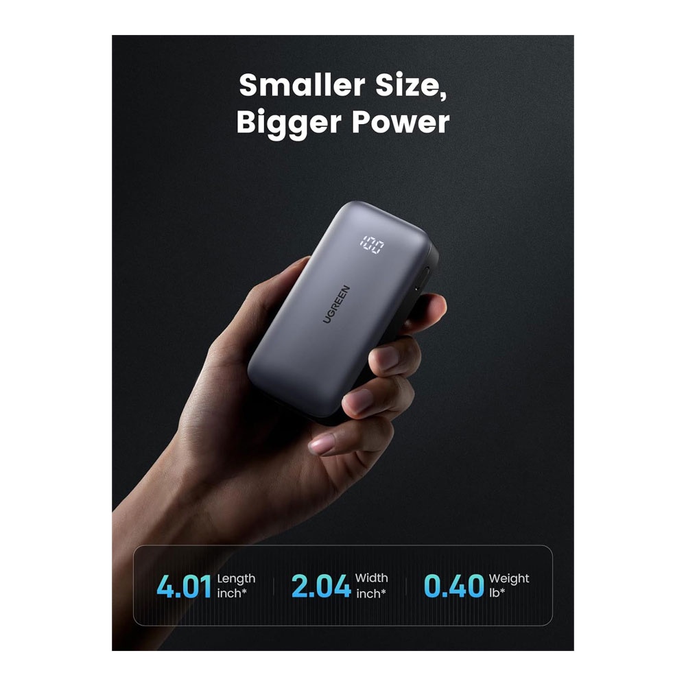 Ugreen Fast Charging Power Bank 10,000 mAh 30W