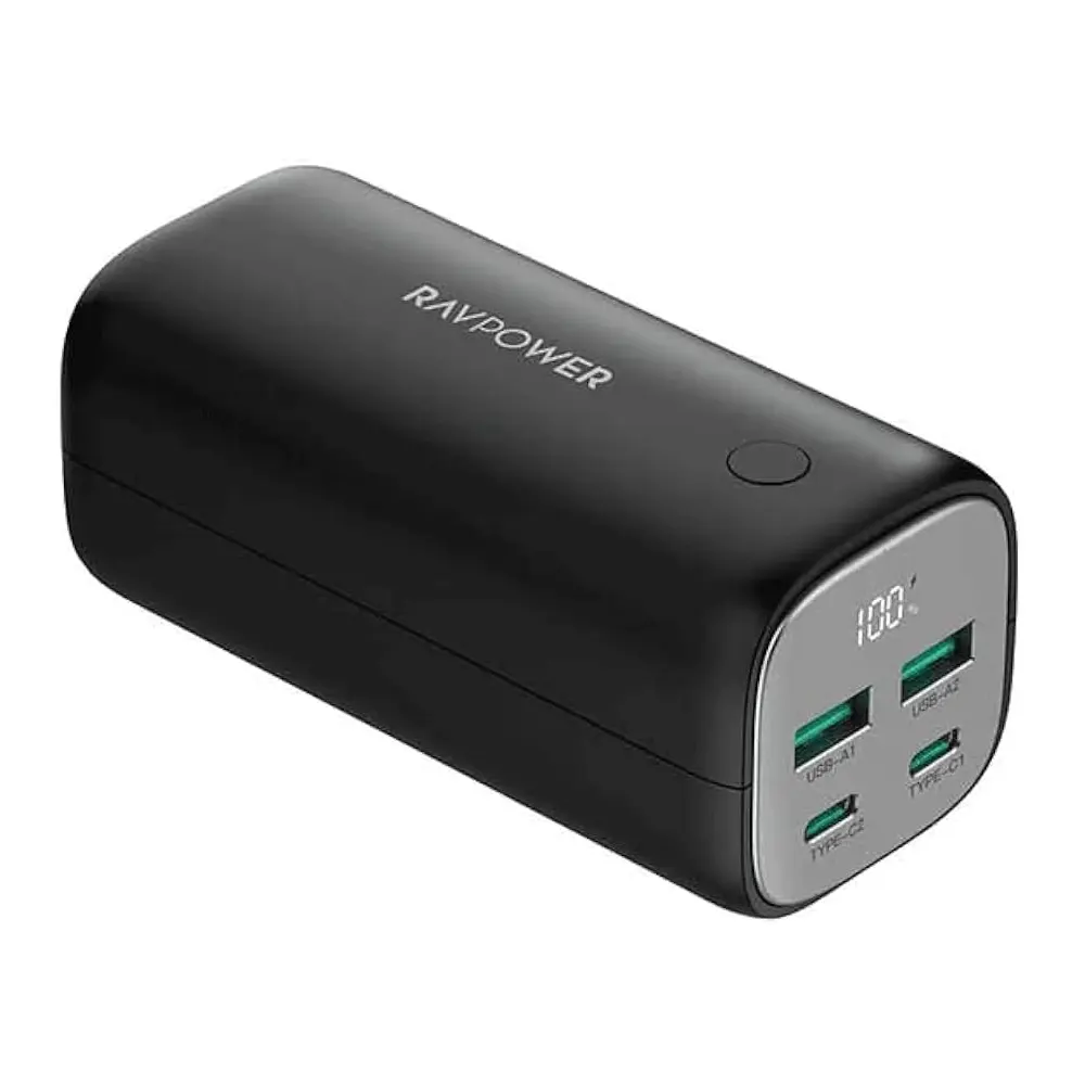 RavPower PB208 Pioneer Power Bank 4 Ports 20,000 mAh PD 70w