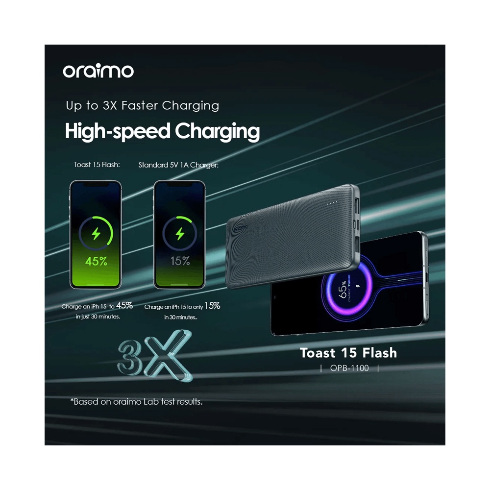 Oraimo OPB-1100 Flash Power Bank 10,000mAh 15W
