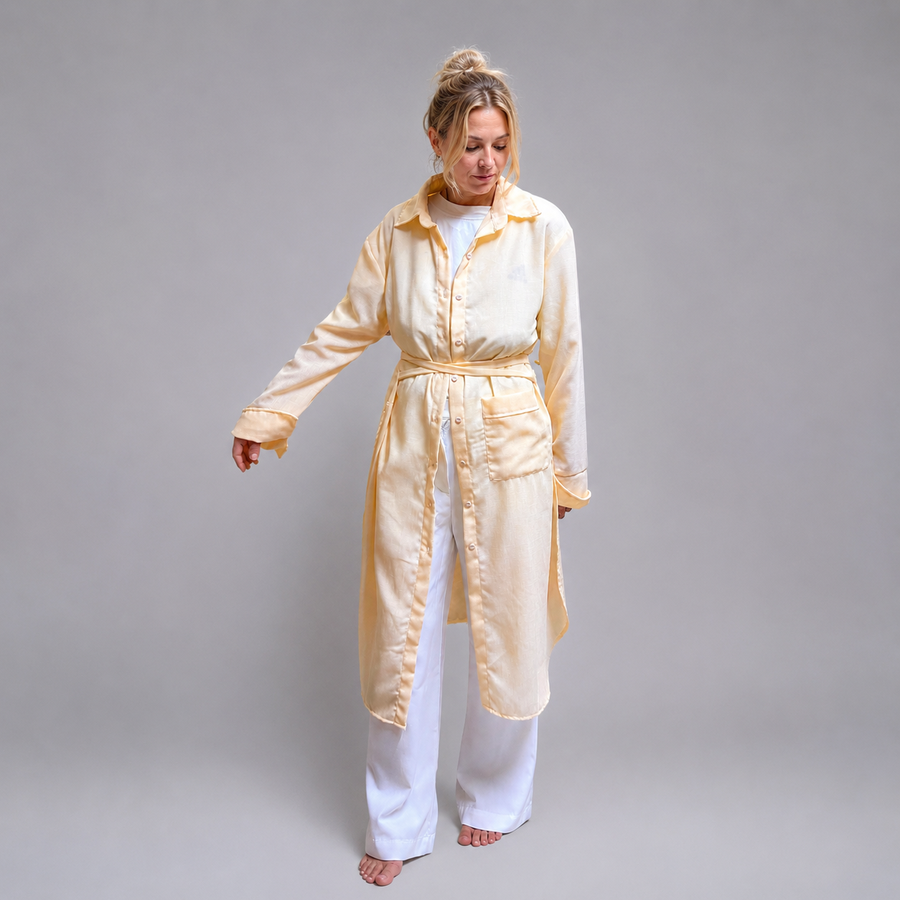 Long Shirt Linen Cotton Lycra 120 cm