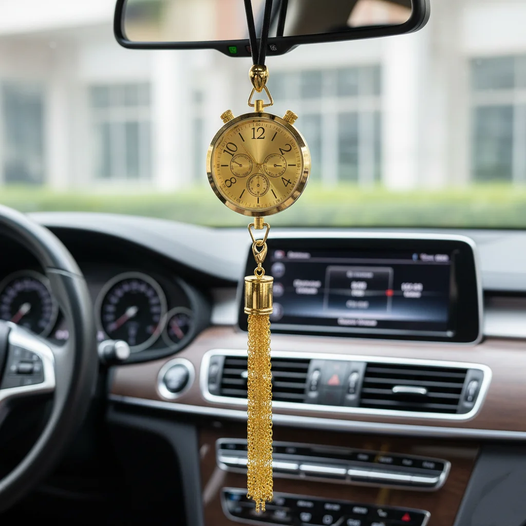 Car Luxury Clock Perfume Car Pendant-KDCLOCK