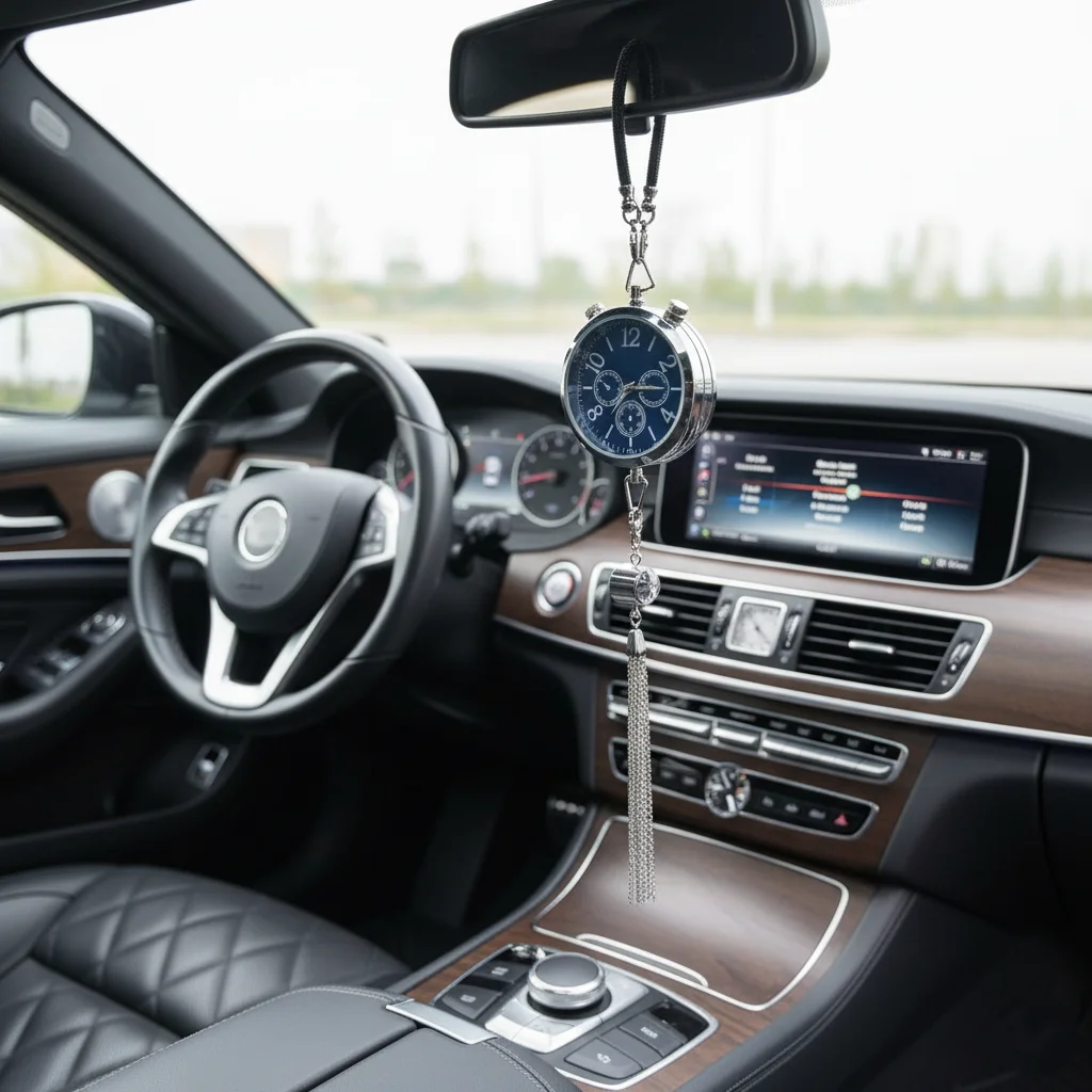 Car Luxury Clock Perfume Car Pendant-KDCLOCK