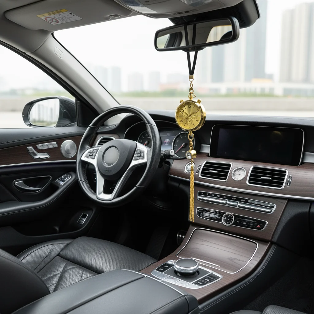 Car Luxury Clock Perfume Car Pendant-KDCLOCK