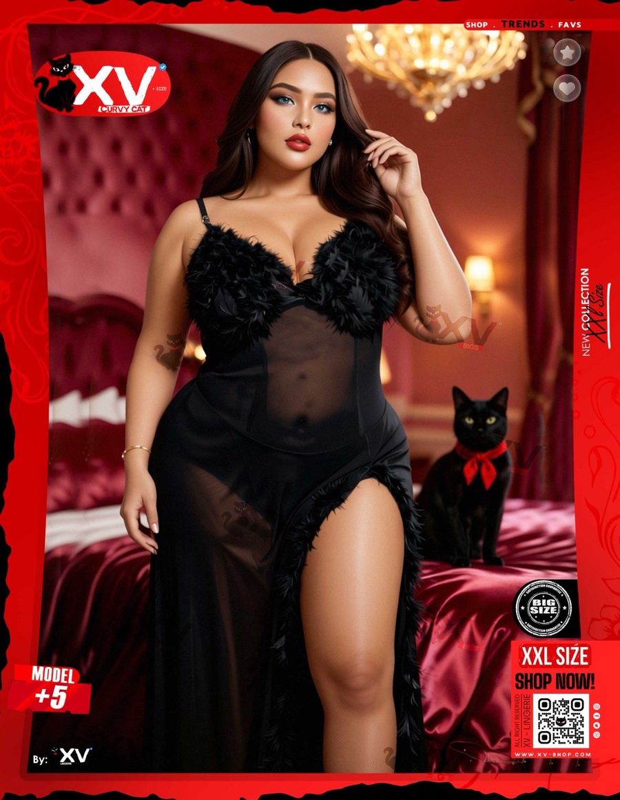 Sheer Floral BabyDoll -  +5