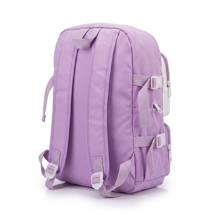 شنطة ظهر مدرسية أطفال بطباعة Good Luck وجيب دائري كيوت – Kids Good Luck School Backpack