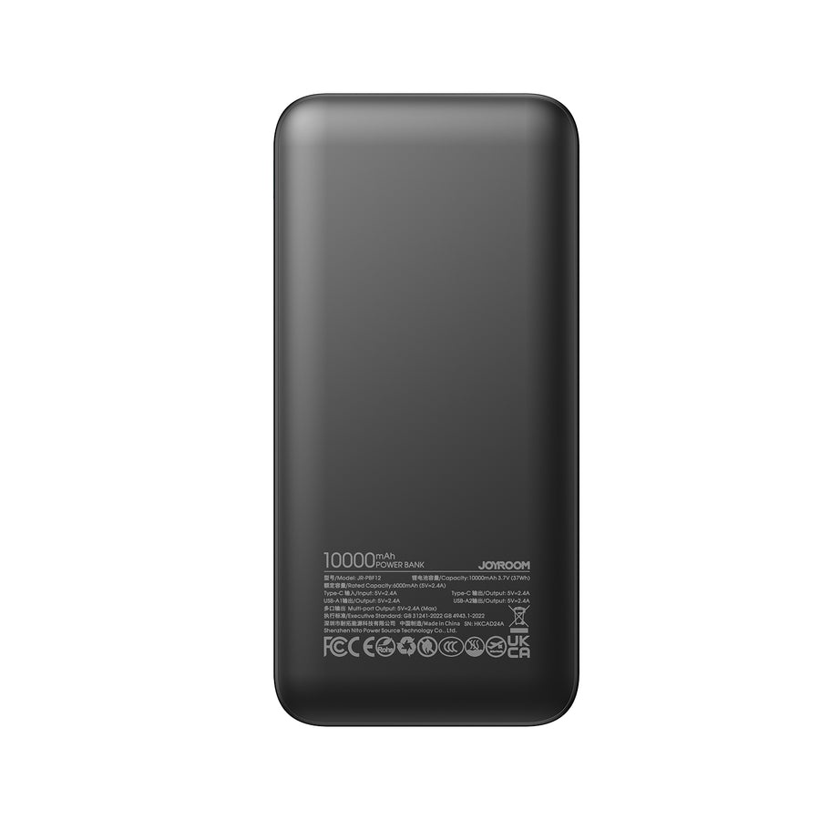 باور بانك Joyroom سعة 10000mAh موديل JR-PBF12 – 3 منافذ شحن