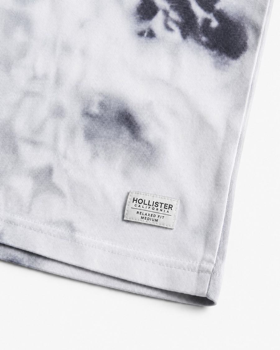 Relaxed Cooling Hollister Badge Crew T-Shirt